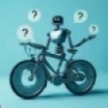 ChatGPT Dalle E image of a Robot riding a bicycle 04