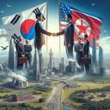 North and South Korea handshake 14