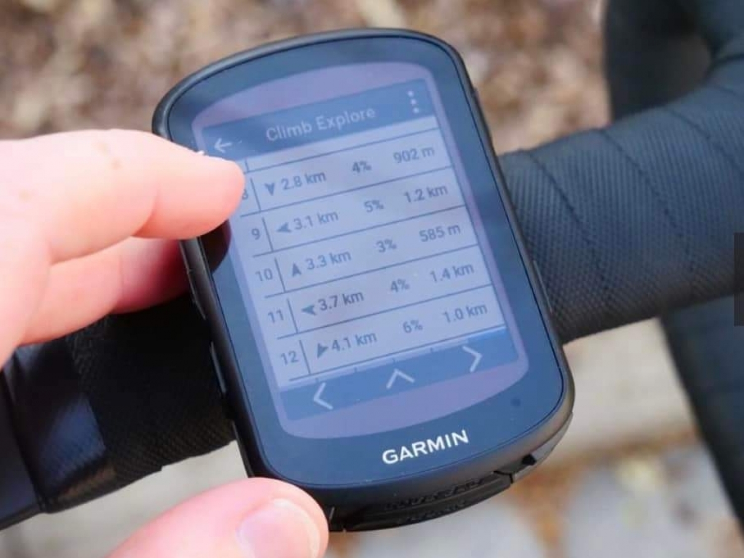 Новия ClimbPro в Garmin Edge 1040